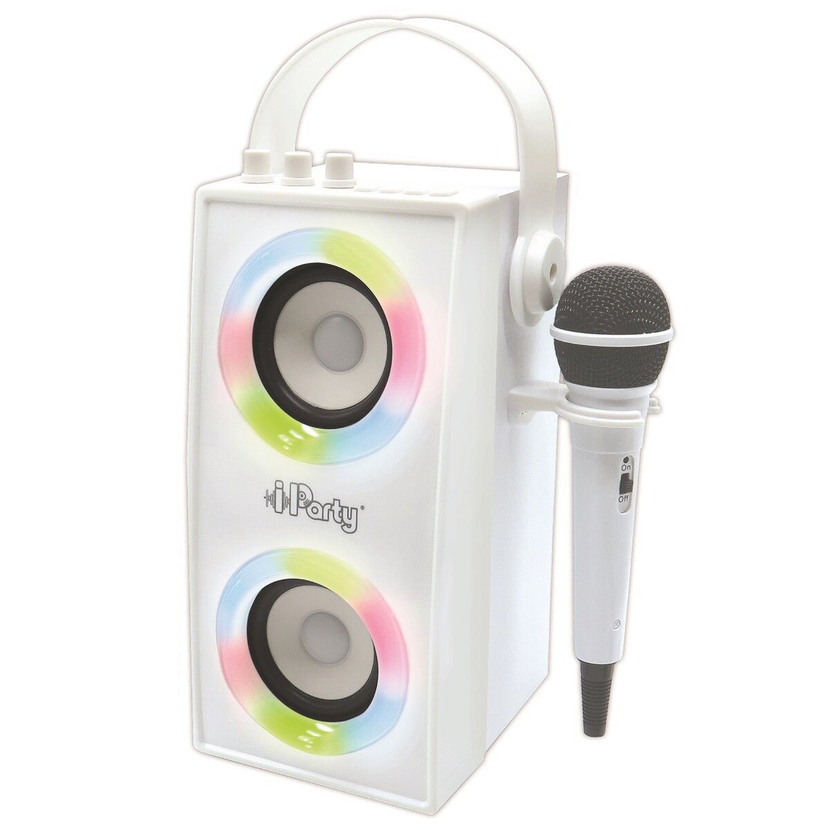 Lexibook Boxa portabila cu microfon si efecte de lumini iParty