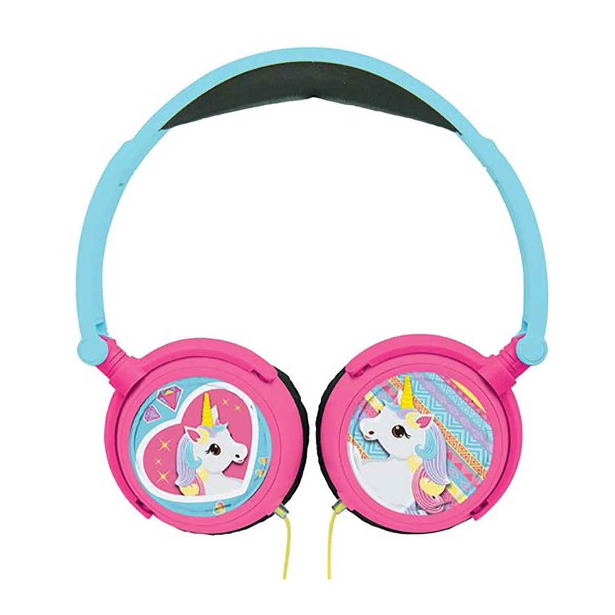 Lexibook Casti audio cu fir pliabile Unicorni