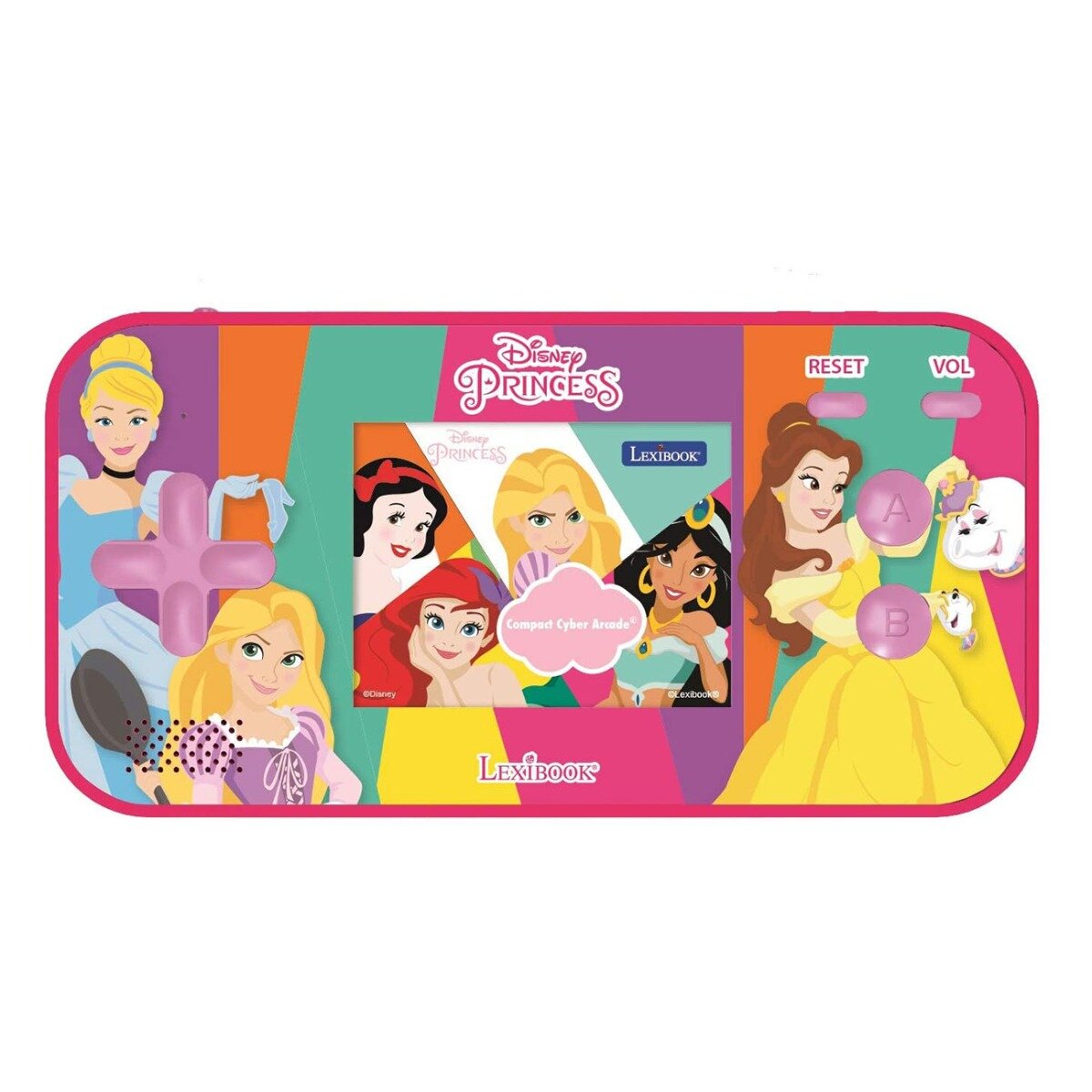 Lexibook Consola compacta Cyber Arcade Disney Princess150 jocuri