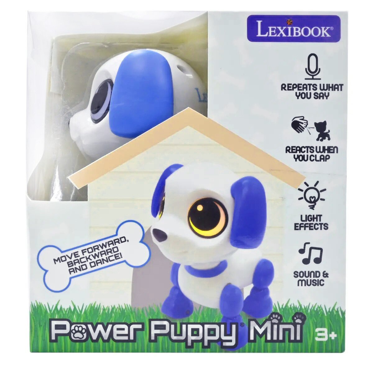 Lexibook Jucarie interactiva cu lumini si sunete Power Puppy Mini