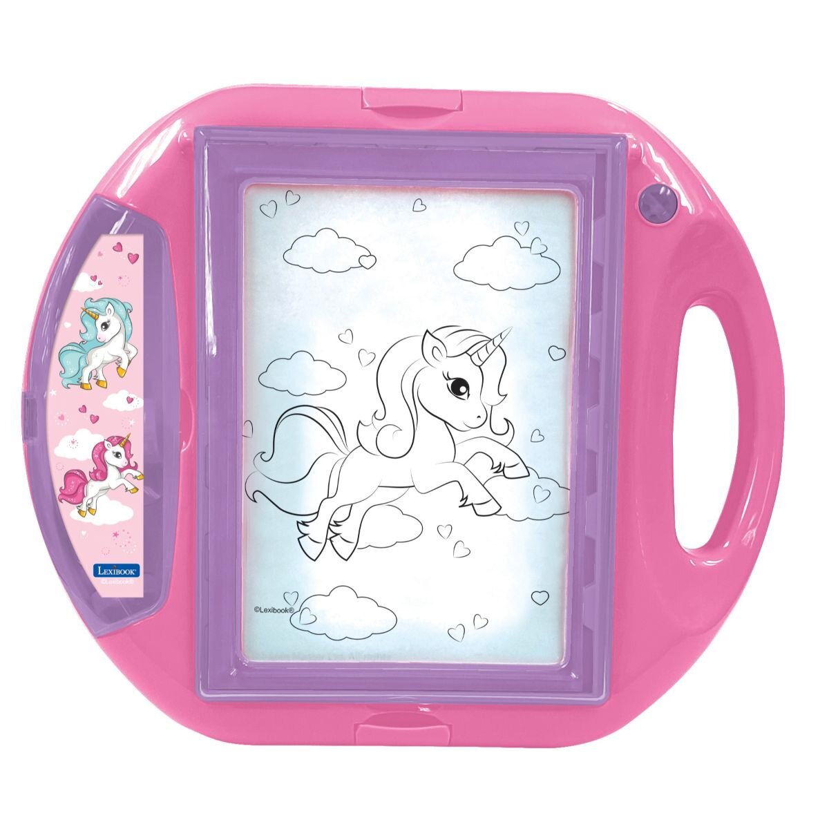 Lexibook Proiector de desen cu sabloane si stampile Unicorn