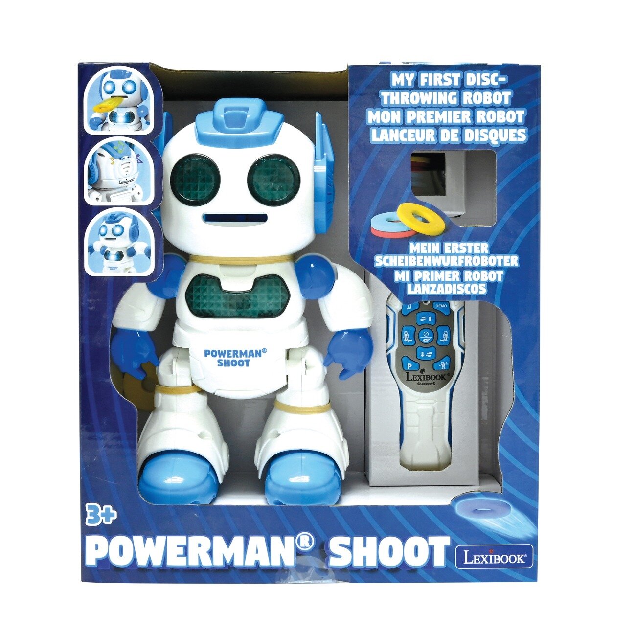 Lexibook Robot interactiv cu telecomanda Powerman Shoot