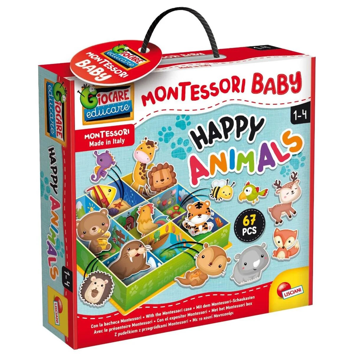 LISCIANI Joc educativ Montessori Lumea animalelor