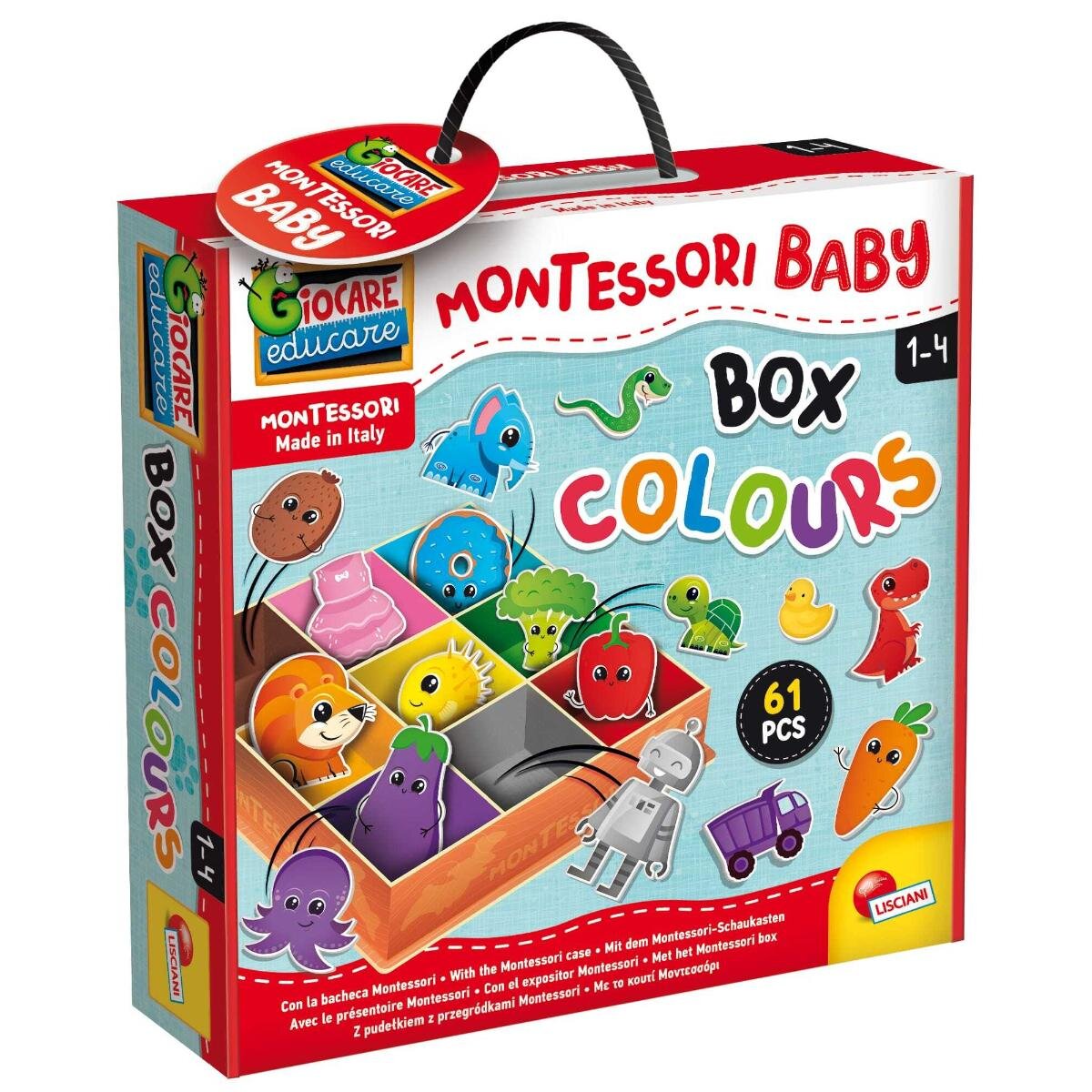 LISCIANI Joc educativ Montessori Sorteaza dupa culoare