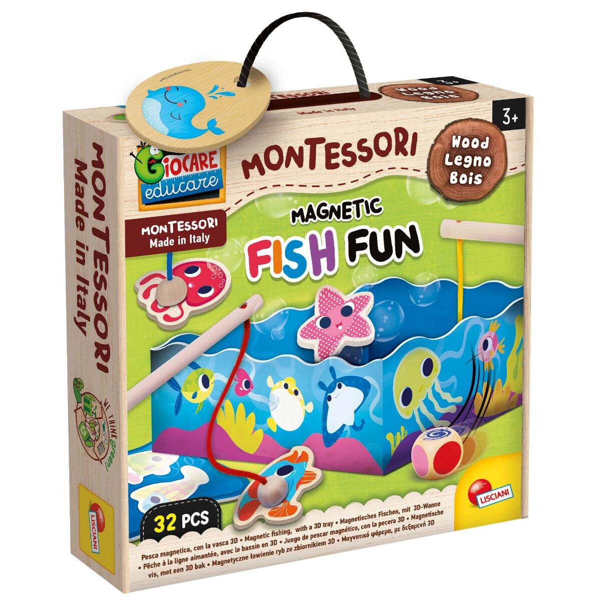 LISCIANI Joc magnetic Montessori La pescuit