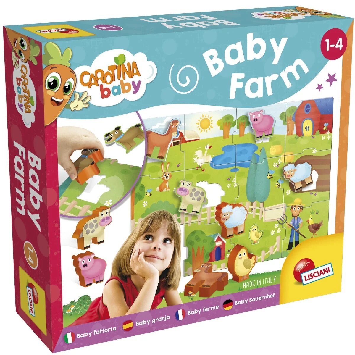 LISCIANI Puzzle baby La ferma 12 piese
