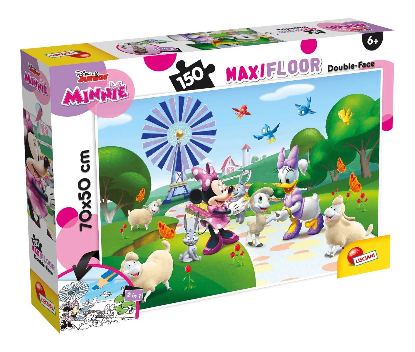 LISCIANI Puzzle de podea Disney Minnie Mouse Maxi 150 piese