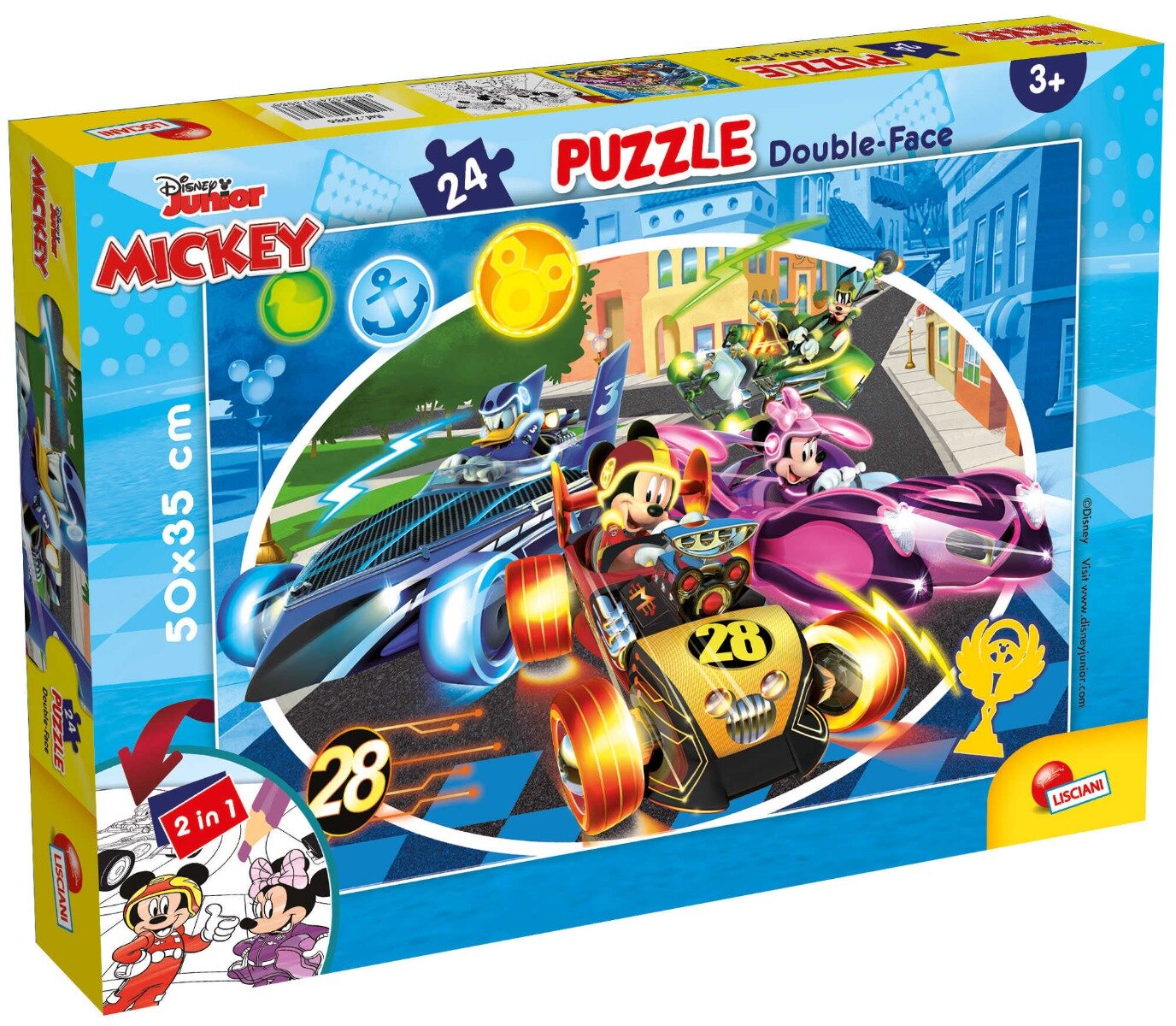 LISCIANI Puzzle Disney Mickey Mouse Plus 24 piese