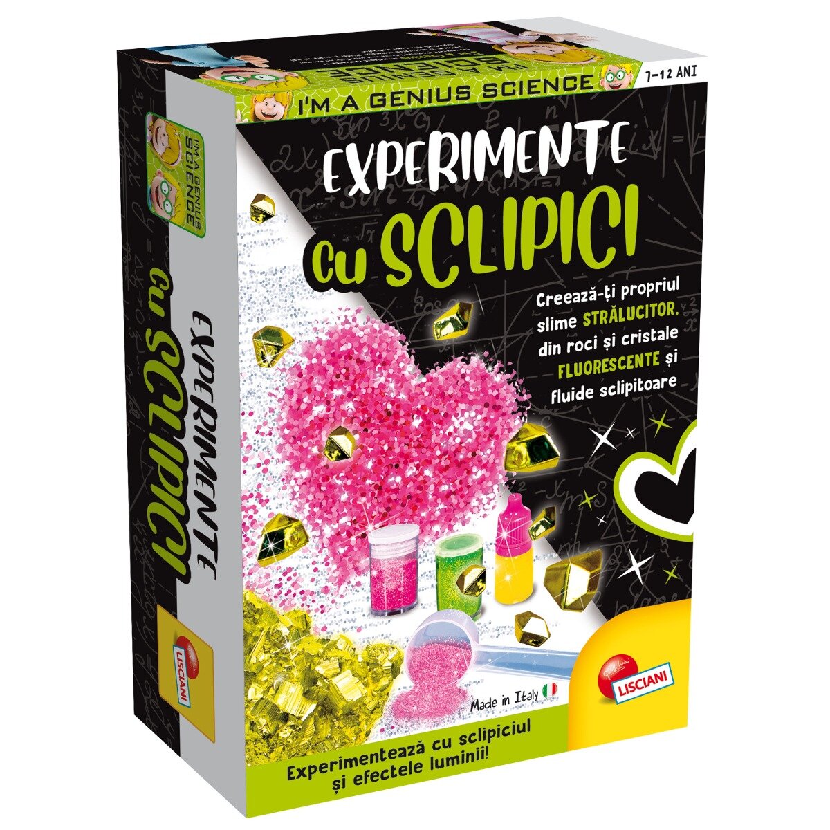 LISCIANI Set de experimente cu sclipici