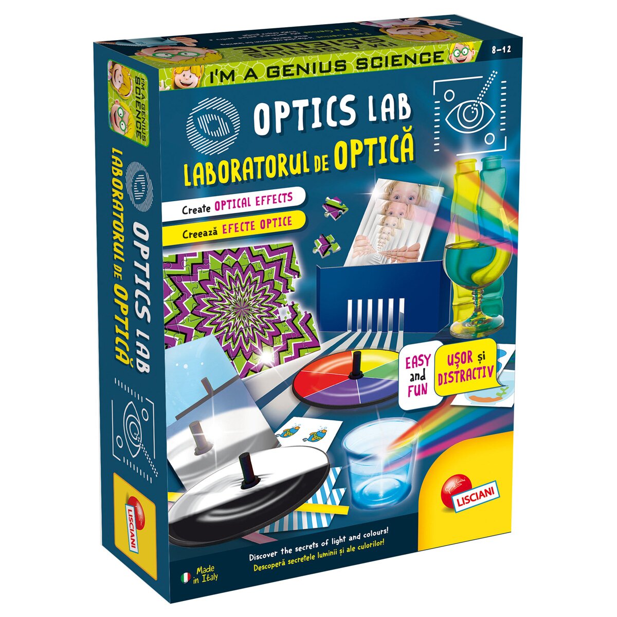 LISCIANI Set de stiinta 25 Experimente optice
