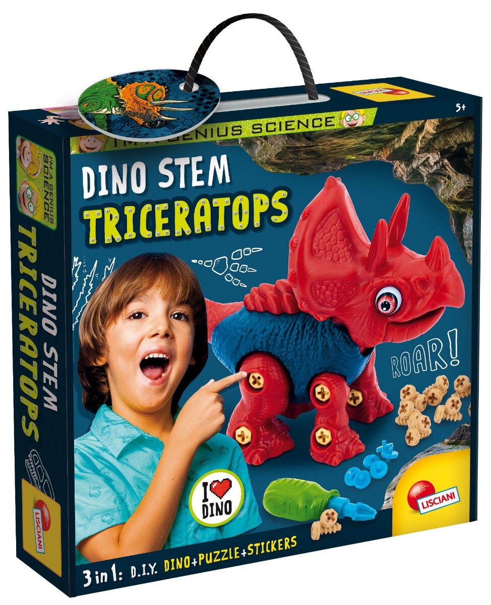 LISCIANI Set de stiinta Dino Tricertops