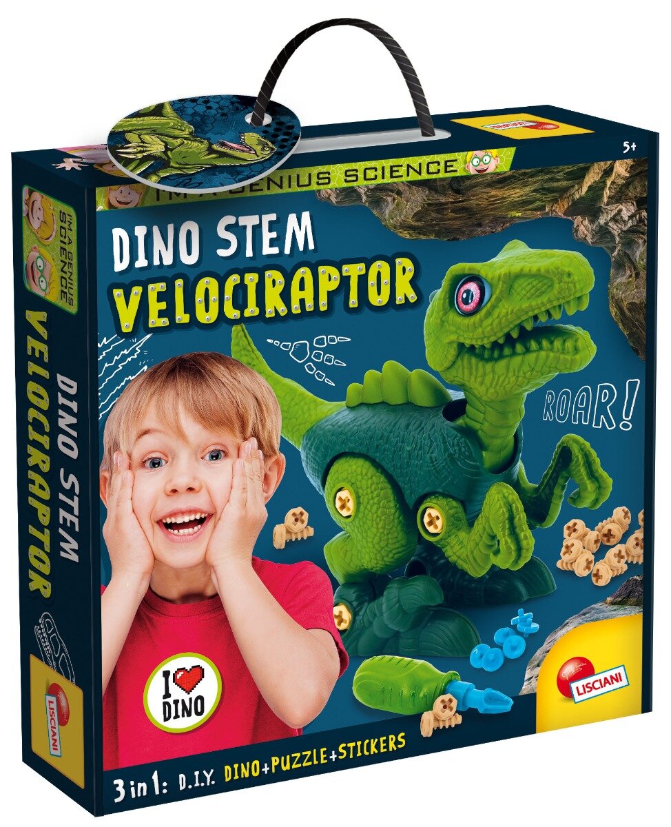 LISCIANI Set de stiinta Dino Velociraptor