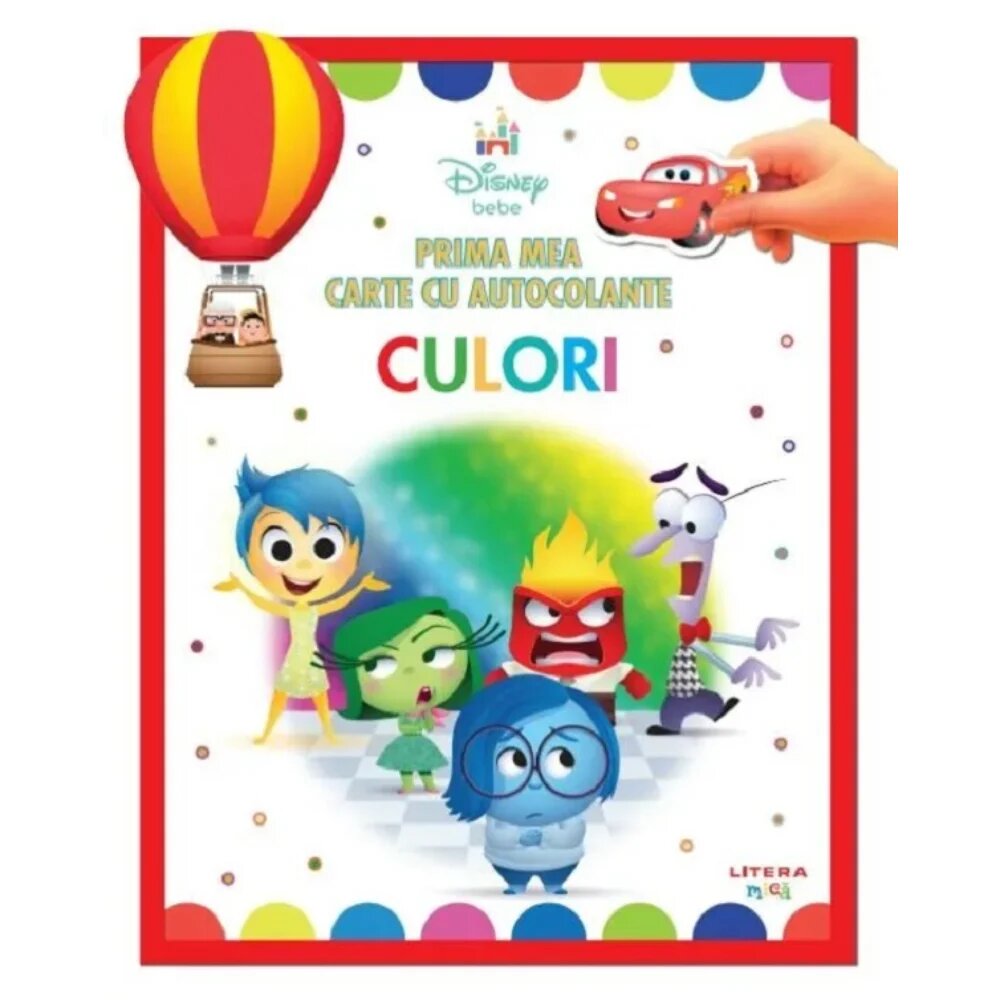 Litera Disney Bebe Prima mea carte cu autocolante Culori