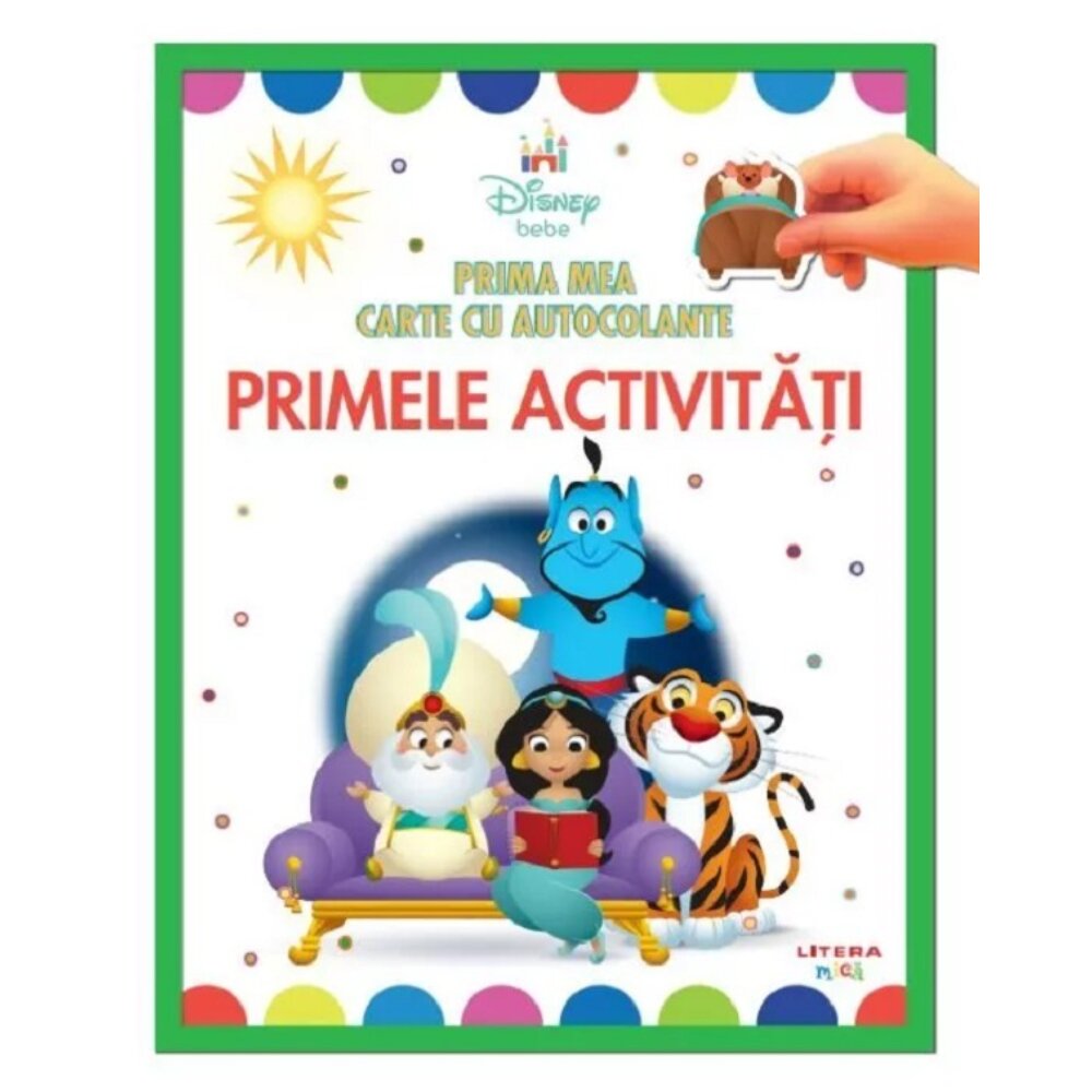 Litera Disney Bebe Prima mea carte cu autocolante Primele activitati