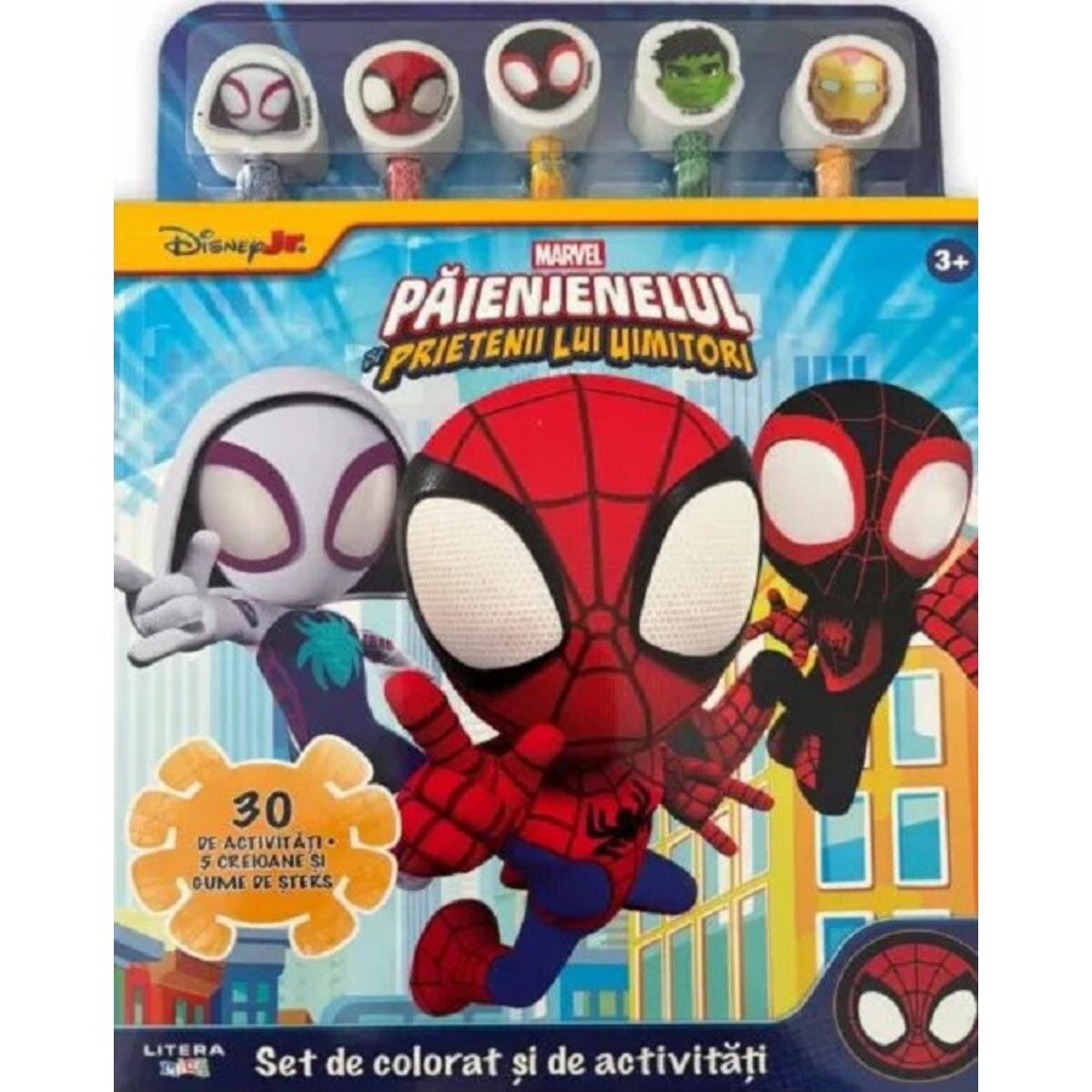 Litera Disney Marvel Paienjenelul si prietenii lui uimitori Set de colorat si de activitati