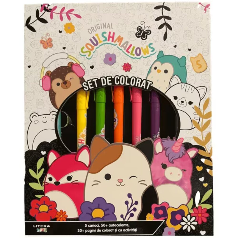Litera Set de colorat Original Squishmallows