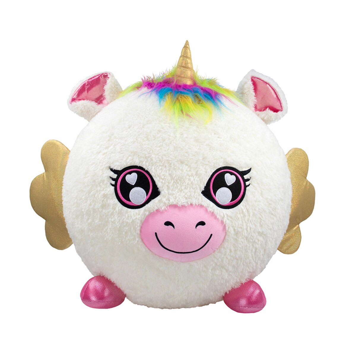 Little Biggies Jucarie de plus gonflabila Unicorn Alb
