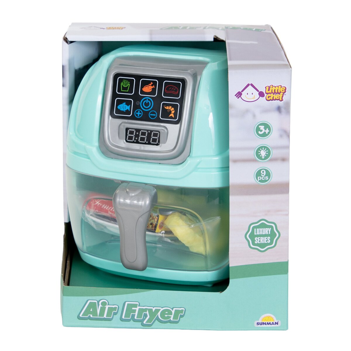 Little Chef Friteuza cu lumini si sunete Air Fryer 9 accesorii