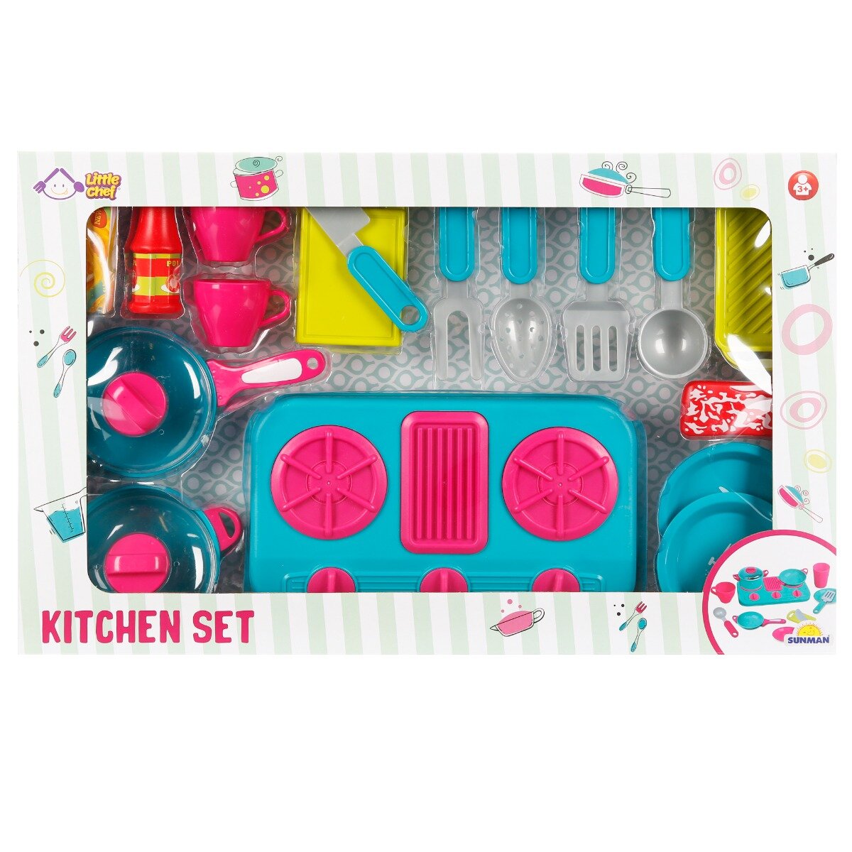 Little Chef Set de bucatarie cu aragaz
