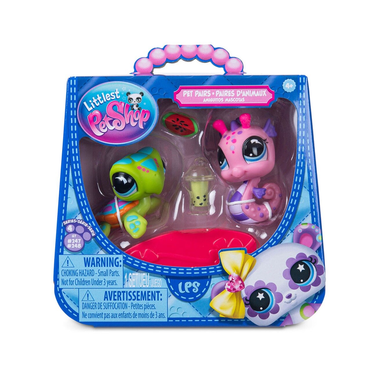 Littlest Pet Shop Set 2 figurine cu accesorii Pet Pairs Minis S4