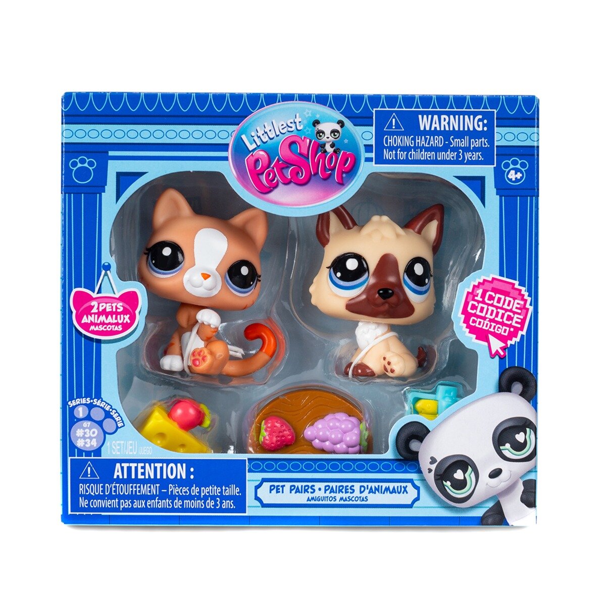 Littlest Pet Shop Set 2 figurine si accesorii Seria 1