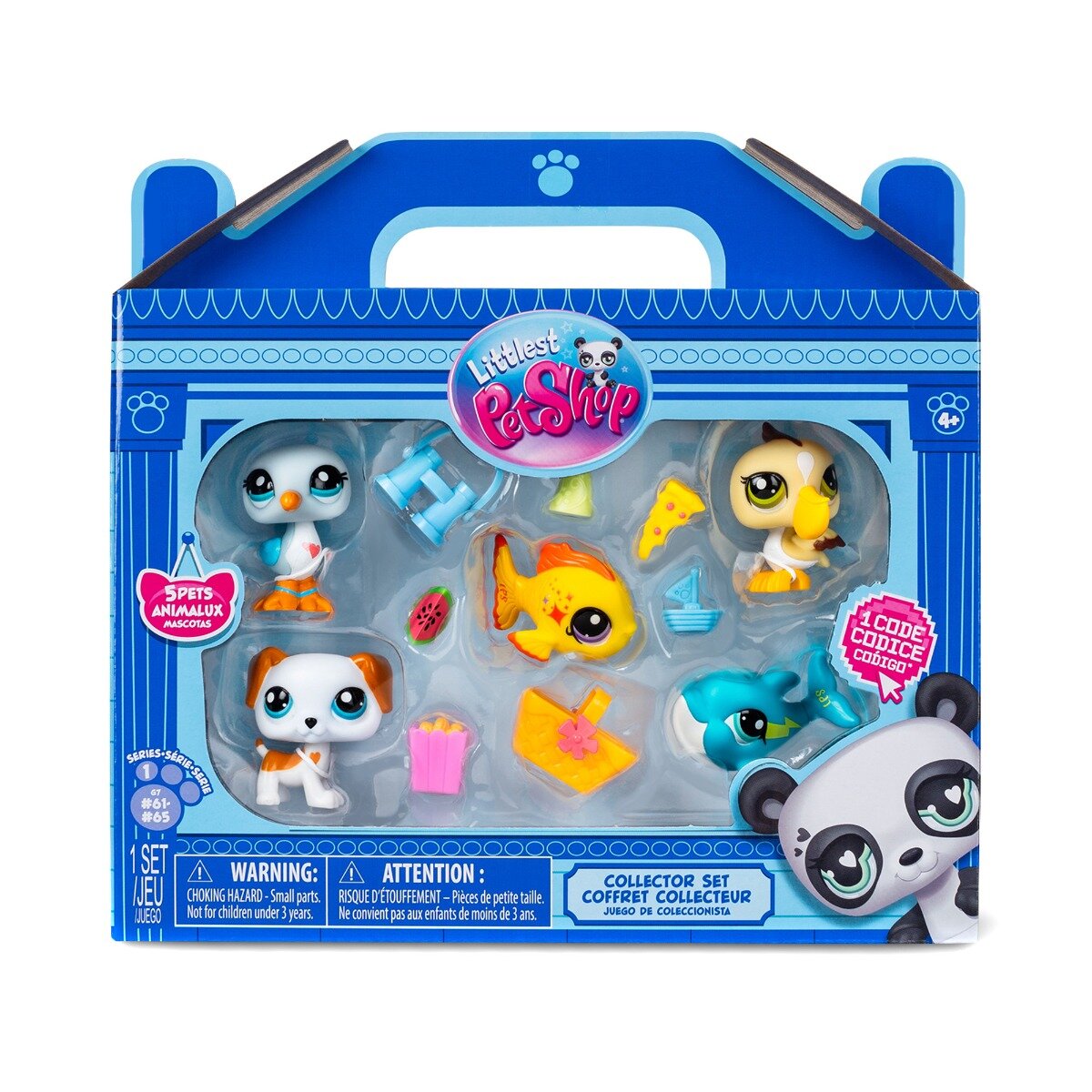 Littlest Pet Shop Set de joaca cu 5 figurine si accesorii Beach Besties
