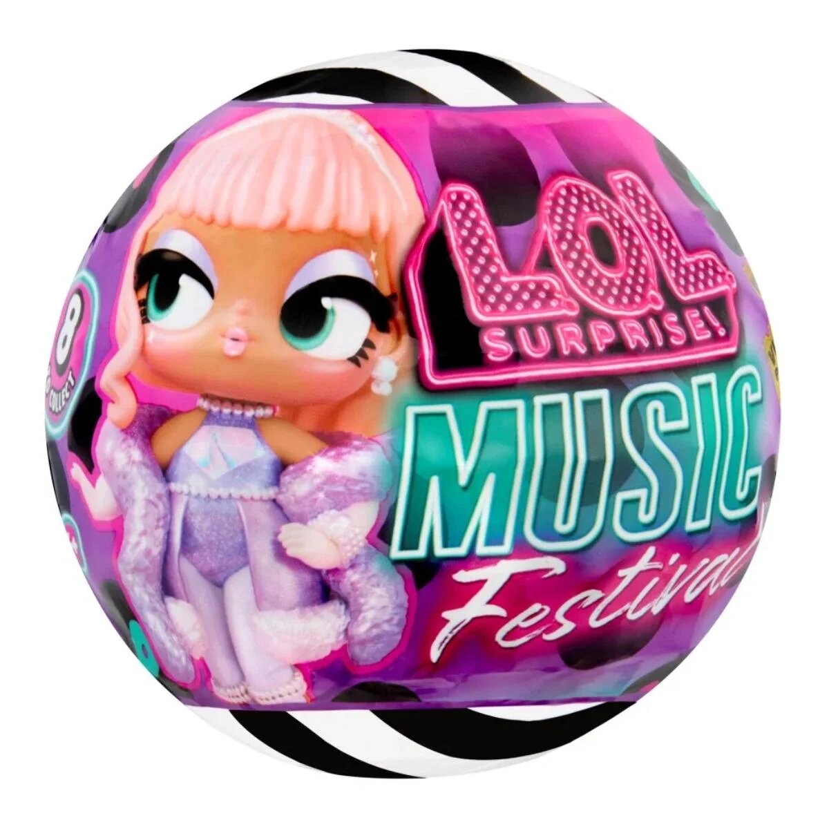 LOL Papusa si accesorii surpriza Surprise Music Festival Tots Vinyl Albums 249658EUC
