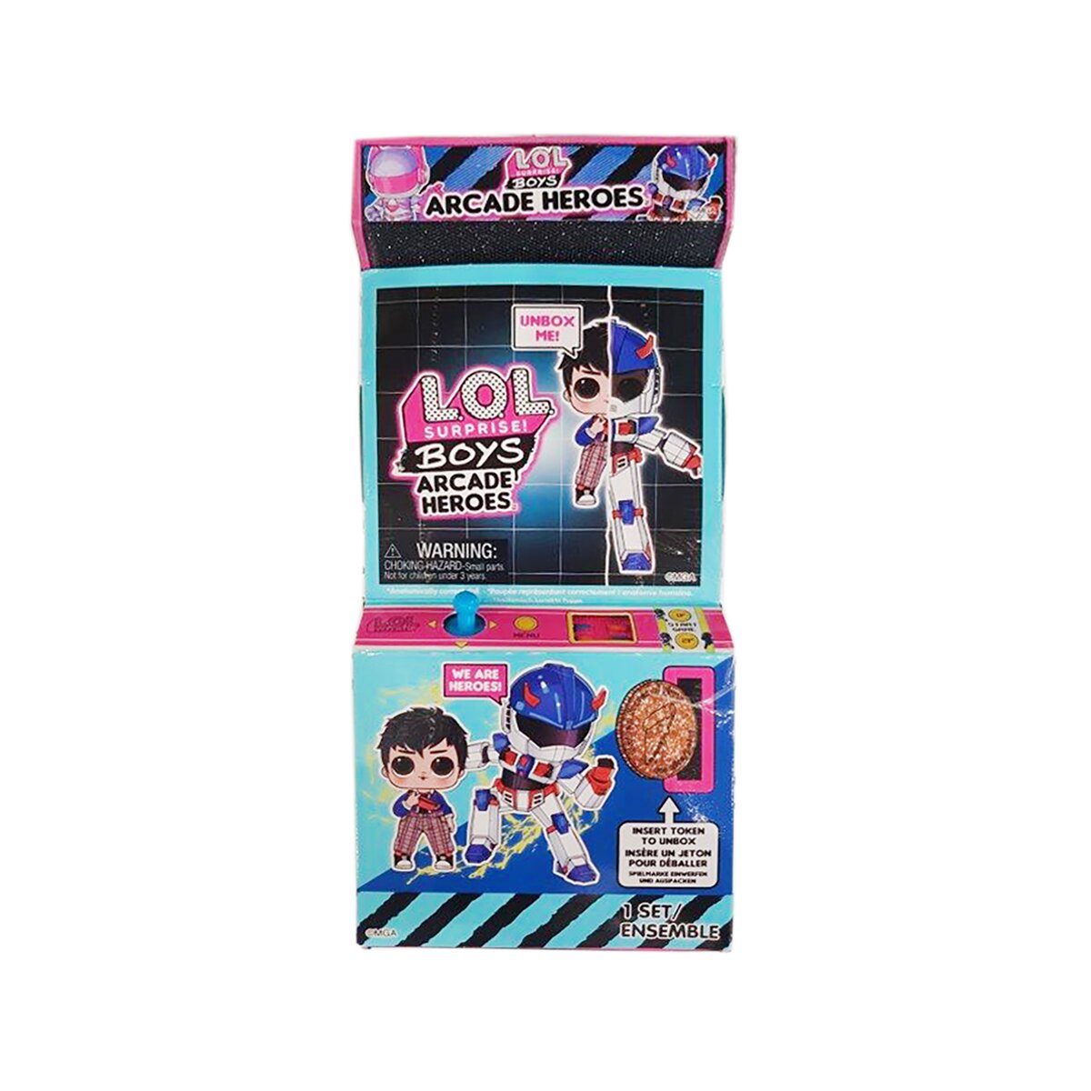 LOL Papusa Surprise Boys Arcade Heroes Cosplay Club: Fan boy Atomic