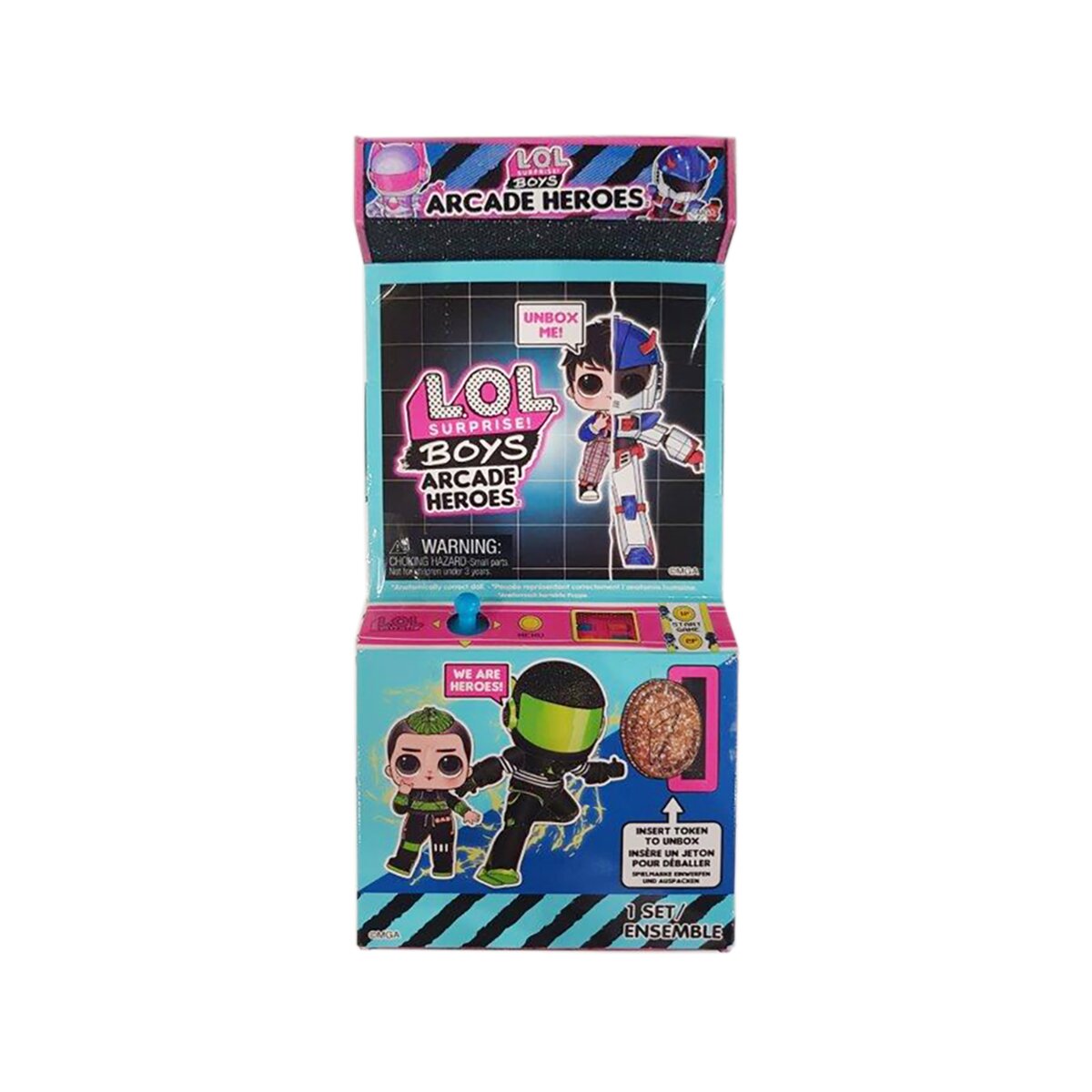 LOL Papusa Surprise Boys Arcade Heroes Storybook Club: Bhaddie Bro Chaos