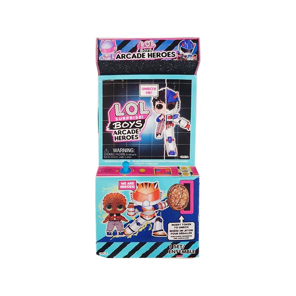 LOL Papusa Surprise Boys Arcade Heroes Theater Club: Cool cat Claw