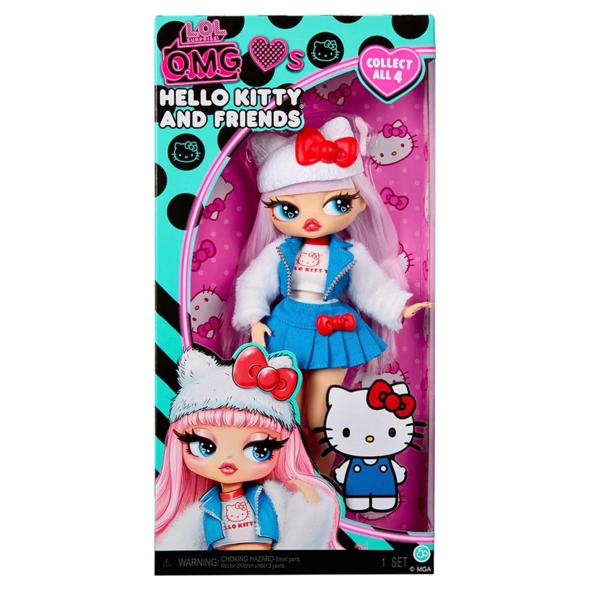 LOL Papusa Surprise OMG Loves Hello Kitty and Friends Hello Kitty 249870EUC