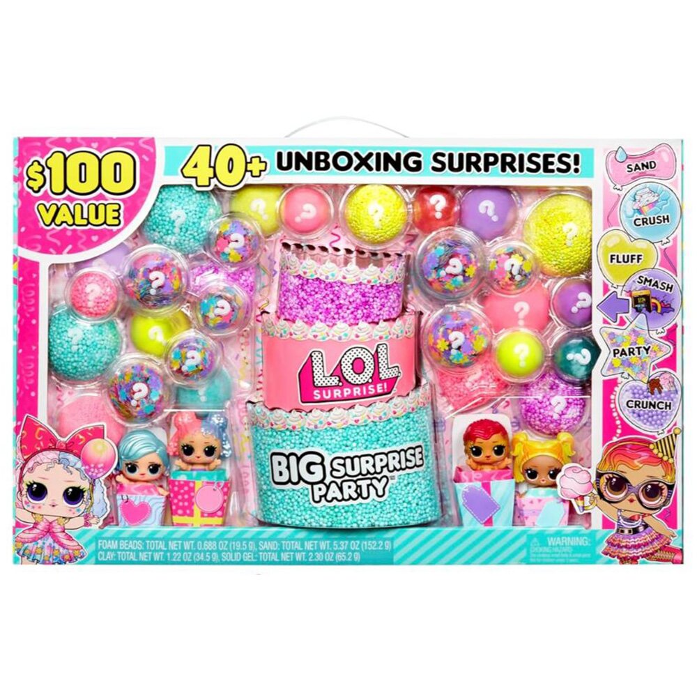 LOL Set 4 papusi Surprise Big Party 40 surprize 120957EUC