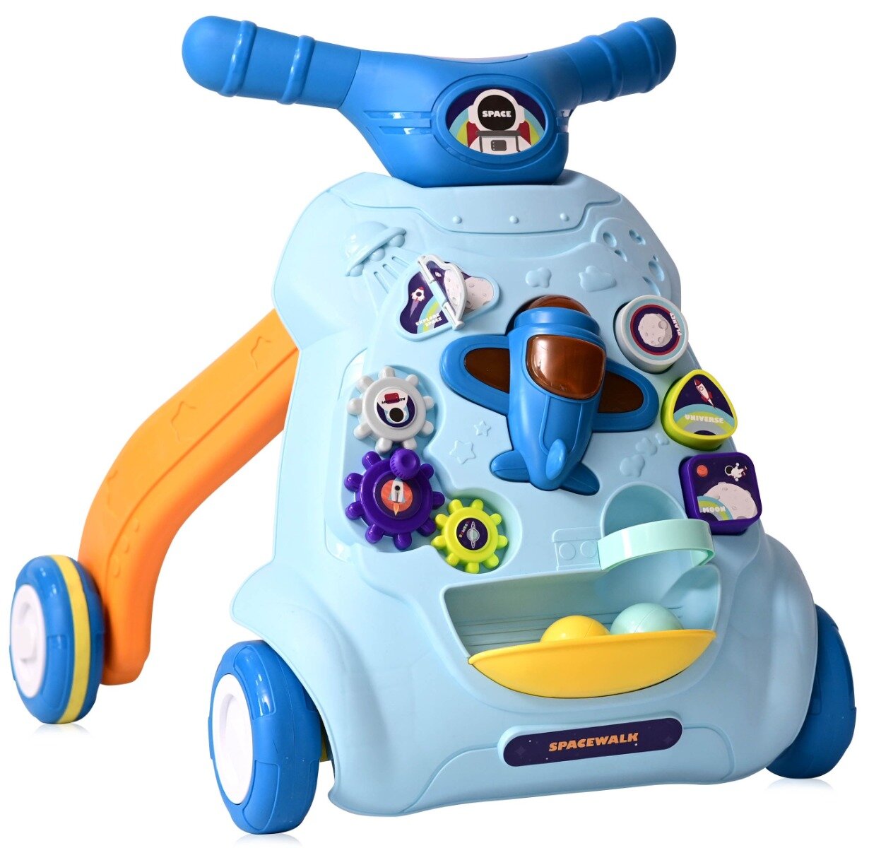 LORELLI Antemergator multifunctional cu centru de activitati Space Blue