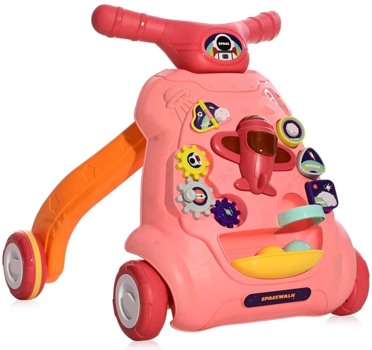 LORELLI Antemergator multifunctional cu centru de activitati Space Pink