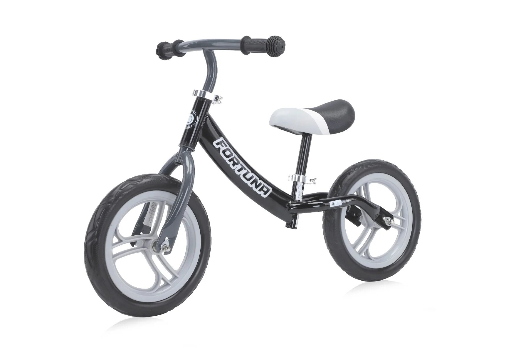LORELLI Bicicleta de echilibru 2-5 ani Fortuna Grey Black