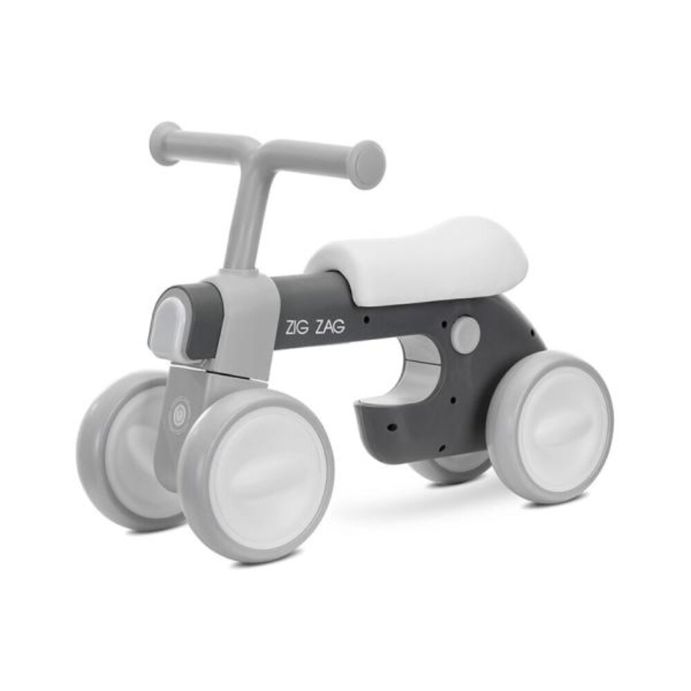 LORELLI Bicicleta de echilibru Zig Zag scaun reglabil 2 pozitii cadru usor si stabil lumini si muzica Grey