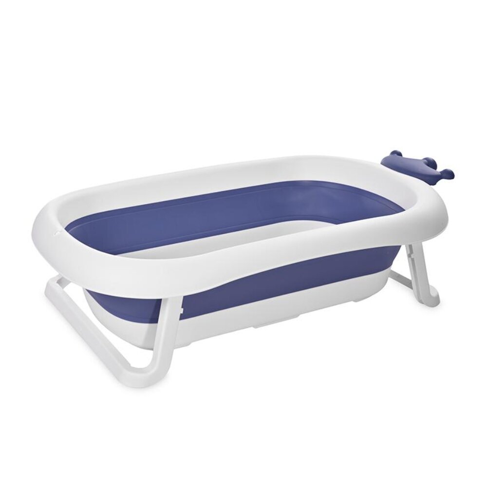 LORELLI Cadita pliabila pentru bebelusi cu dop de scurgere Royal 83 cm Blue