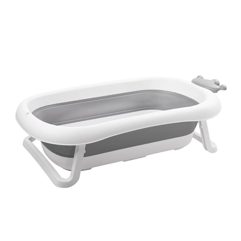 LORELLI Cadita pliabila pentru bebelusi cu dop de scurgere Royal 83 cm Grey