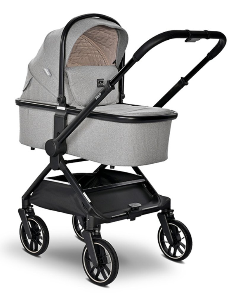 LORELLI Carucior 3 in 1 Reya maner reversibil pana la 22 kg Grey