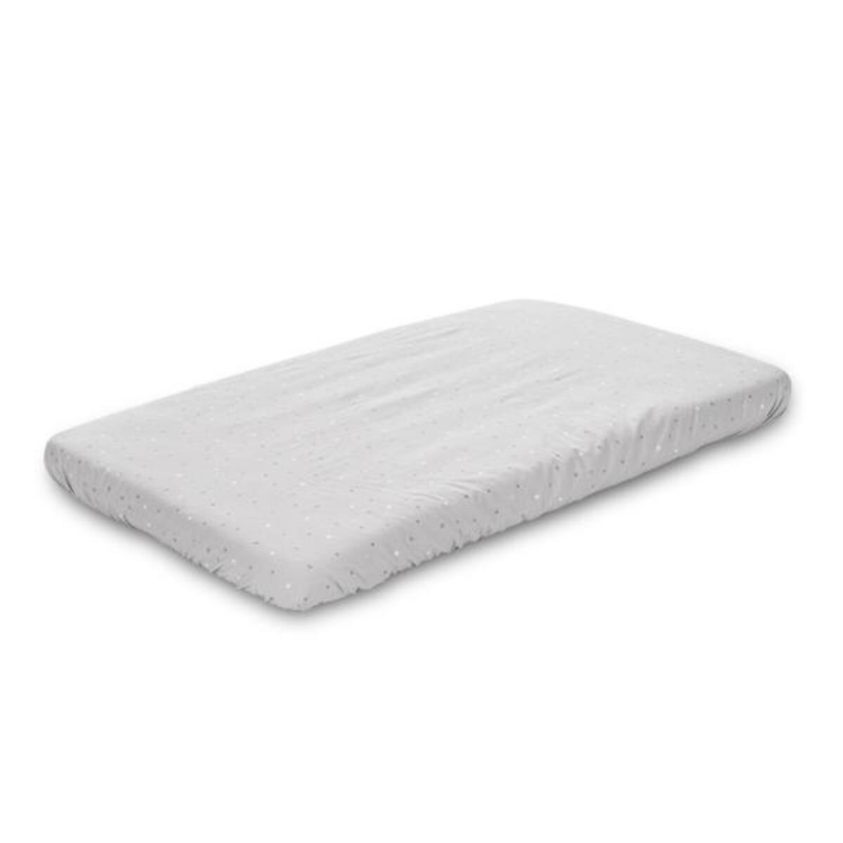 LORELLI Cearceaf cu elastic pentru patut 98 x 65 cm 100% bumbac ranforce Grey Sky