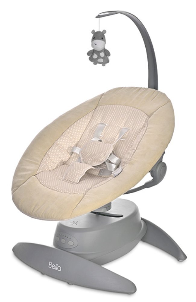 LORELLI Leagan electric Bella rotativ panel muzical Beige Dots