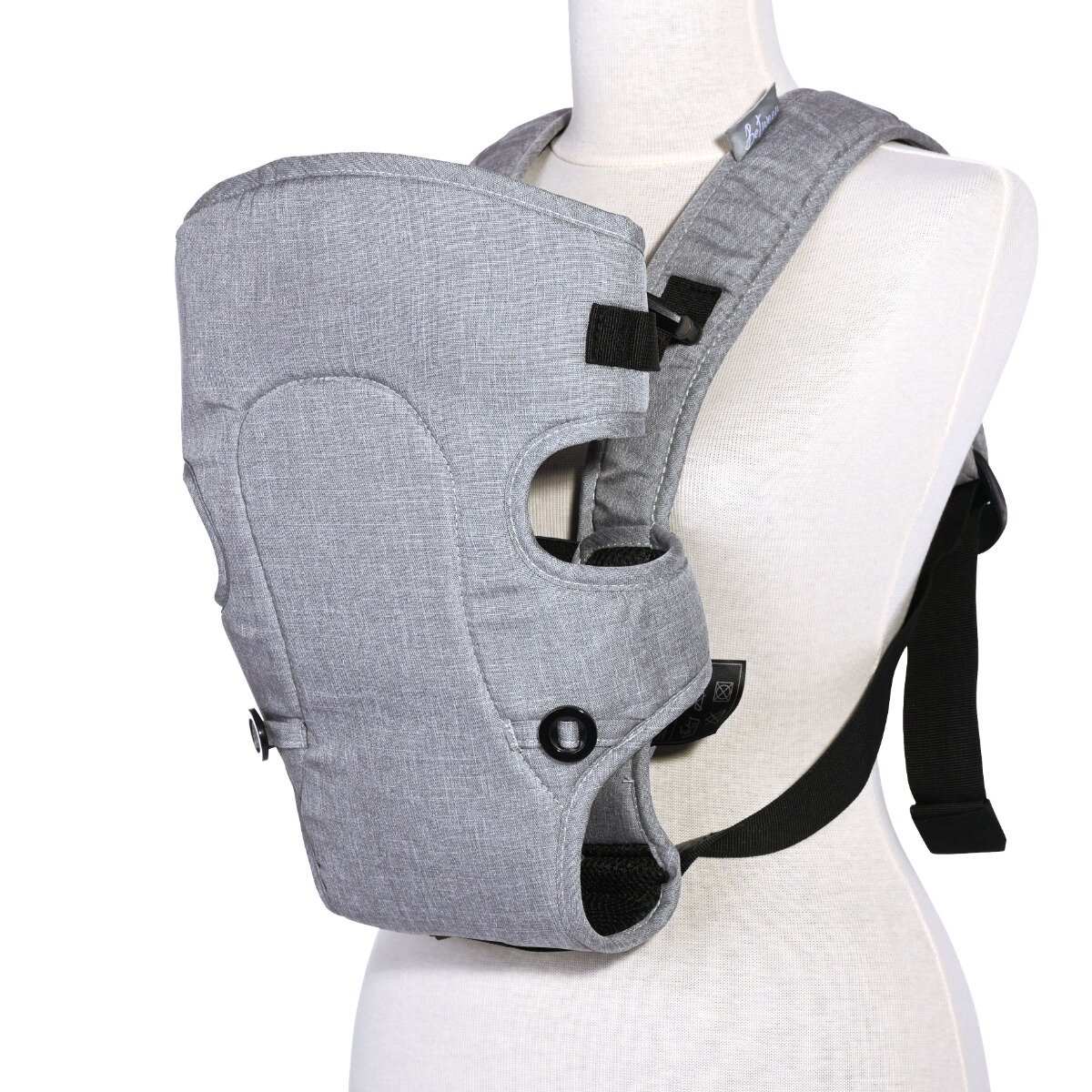LORELLI Marsupiu cu 2 pozitii Between Grey Black
