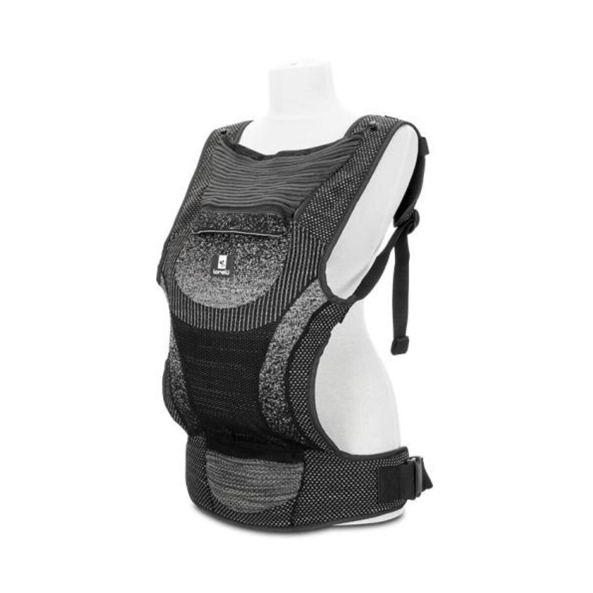 LORELLI Marsupiu ergonomic pentru bebelusi Mia pozitii multiple de purtare Black