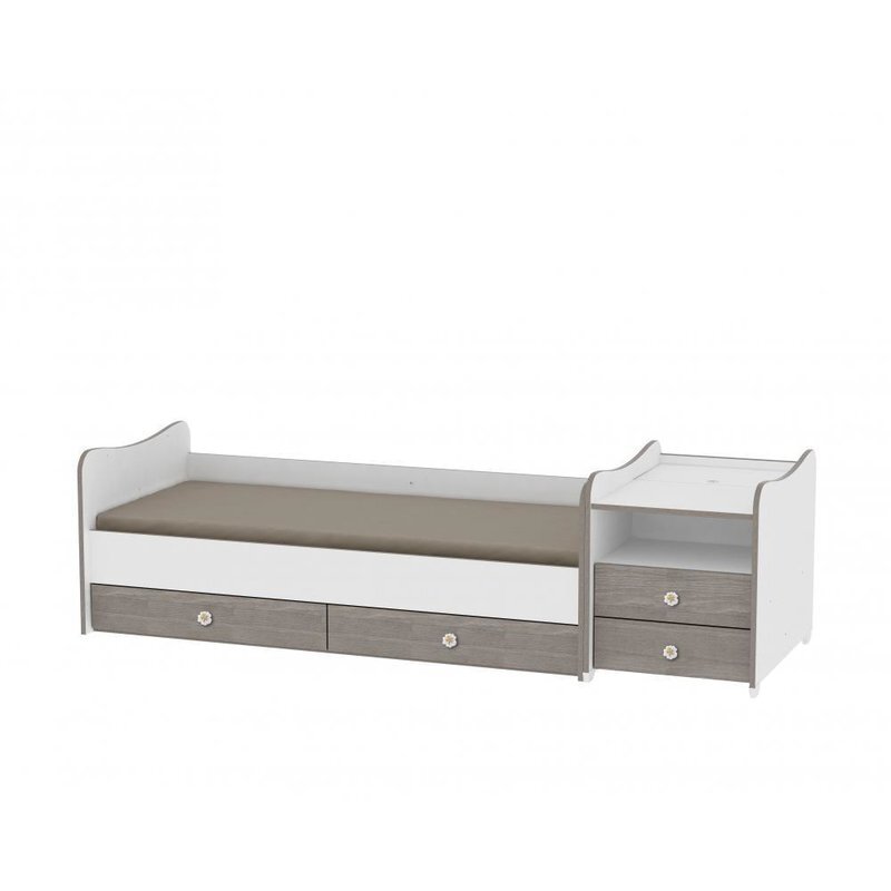 LORELLI Mobilier transformabil in 2 variante Classic White Coffee
