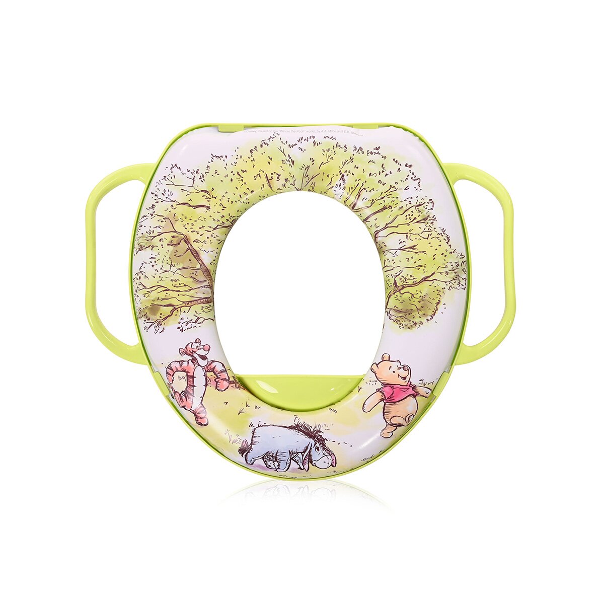 LORELLI Reductor moale pentru toaleta cu manere Pooh and friends White