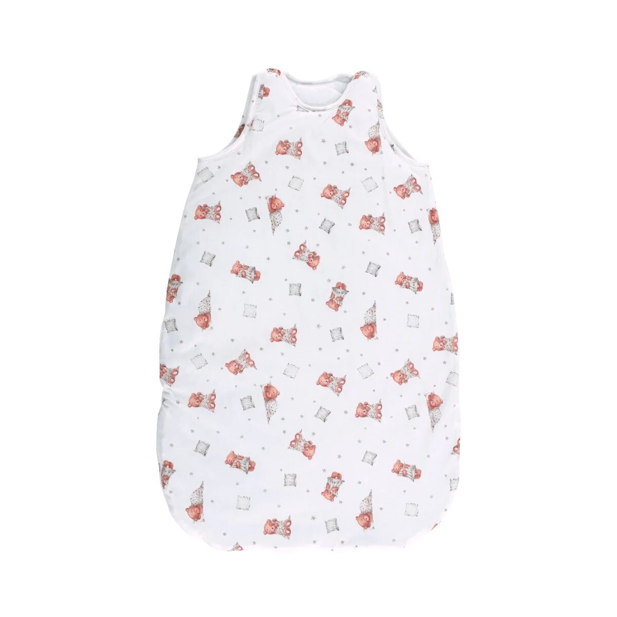 LORELLI Sac de dormit de iarna Bumbac Ranforce Bears And Pillows White 85 cm
