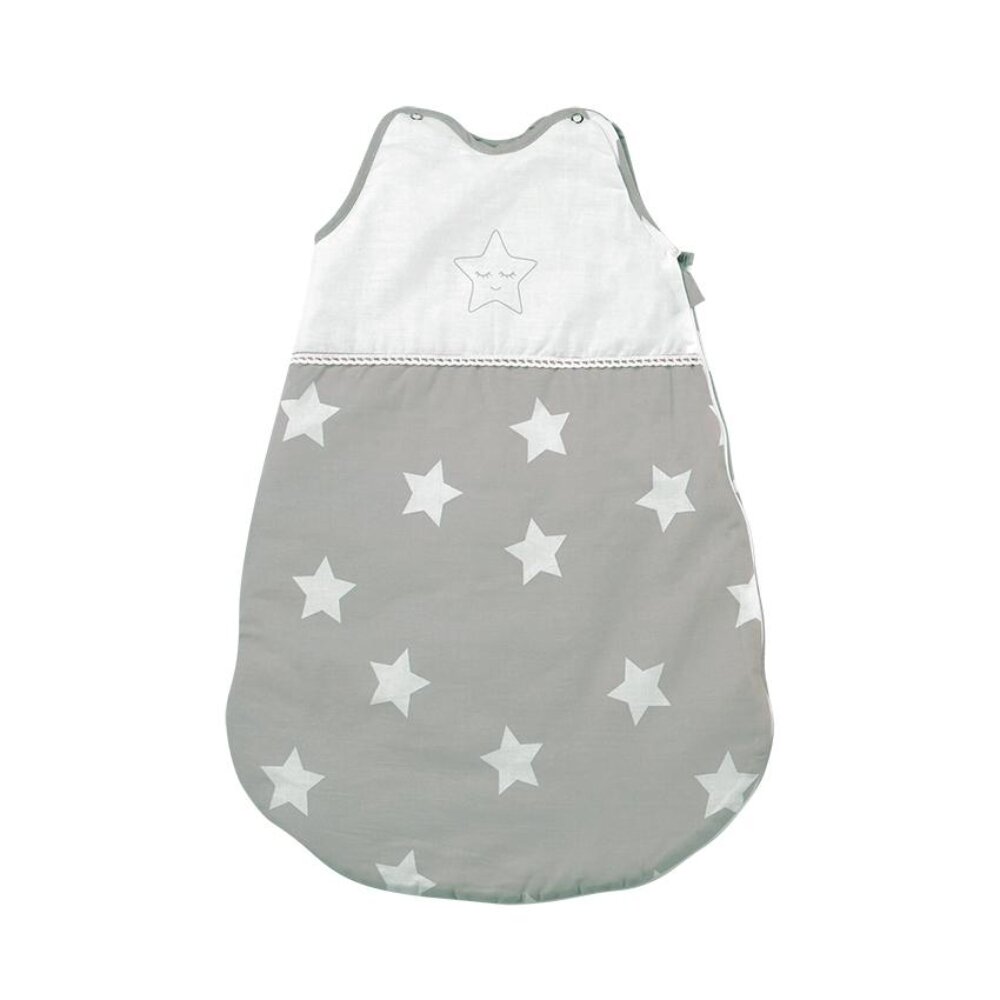 LORELLI Sac de dormit de vara 0-6 luni Stars Grey
