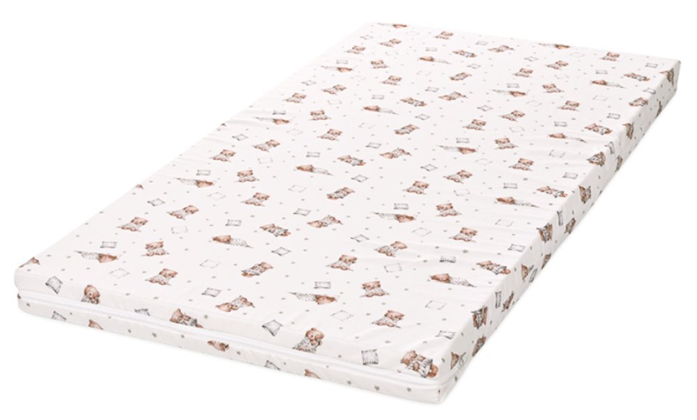 LORELLI Saltea pat Classic spuma elastica 60 x 120 x 6 cm Bear and Pill Beige
