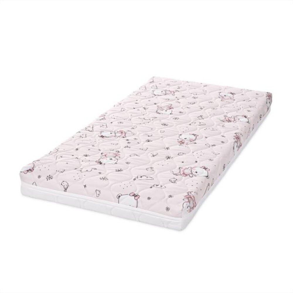 LORELLI Saltea pat Havana 60 x 120 x 10 cm cocos si spuma elastica Pink Ballerina Bear