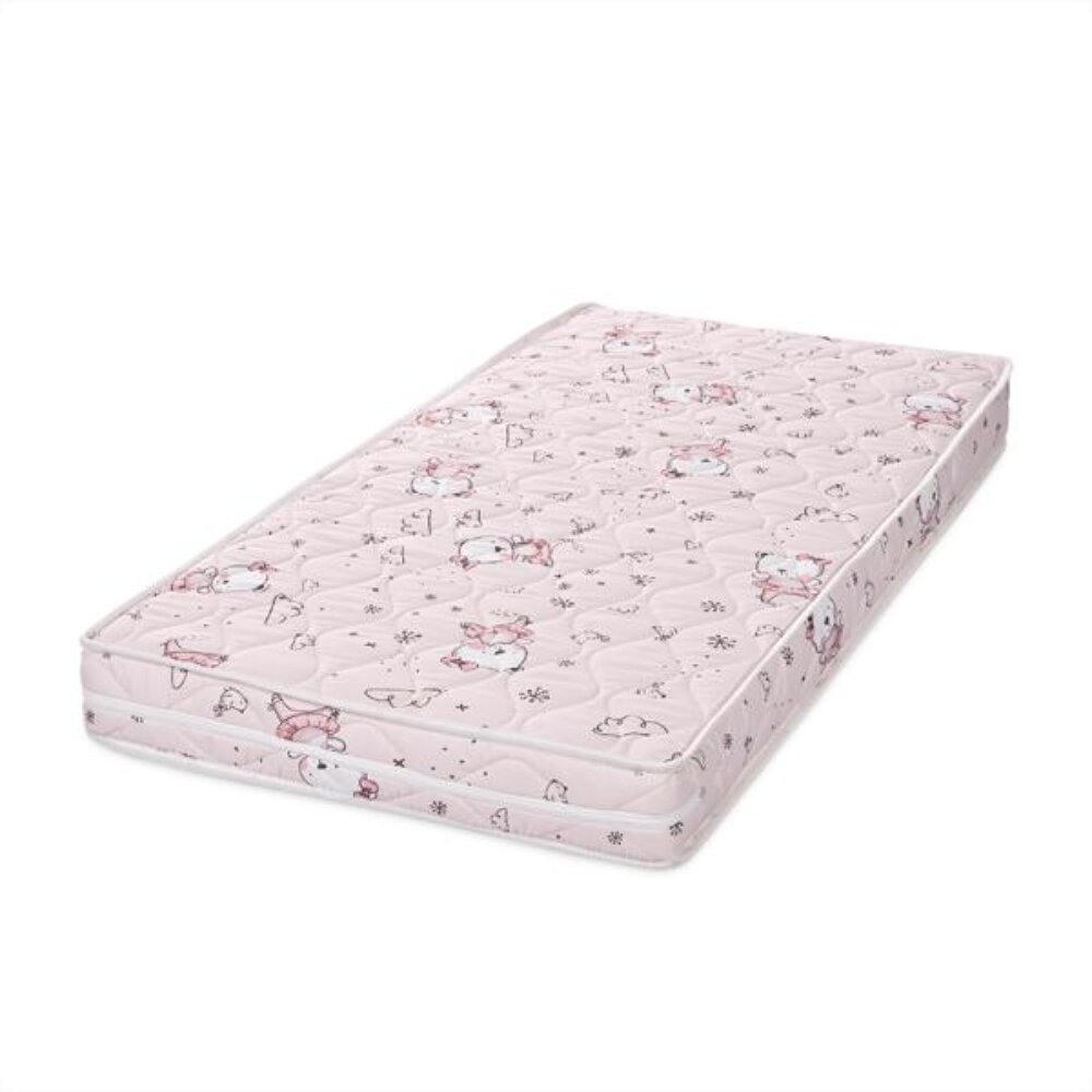 LORELLI Saltea pat spuma elastica Relax 60 x 120 x 10 cm Pink Ballerina Bear